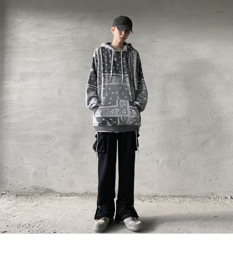 Retro Roman cashew Hoodie