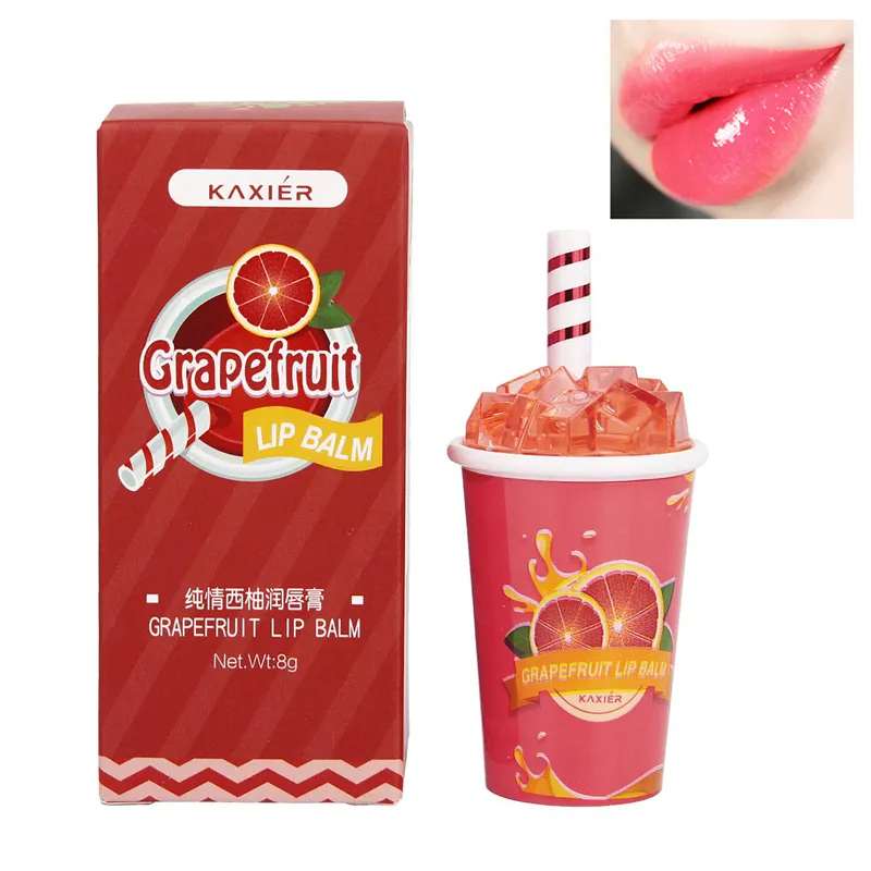 New drink bottle lip balm - Grapefruit