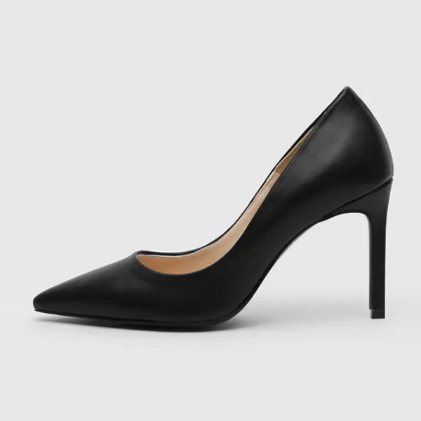 Shallow toe shoes fashion - Black