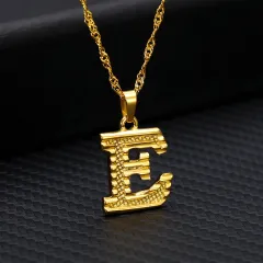 26 letters gold-plated pendant necklace - View 1
