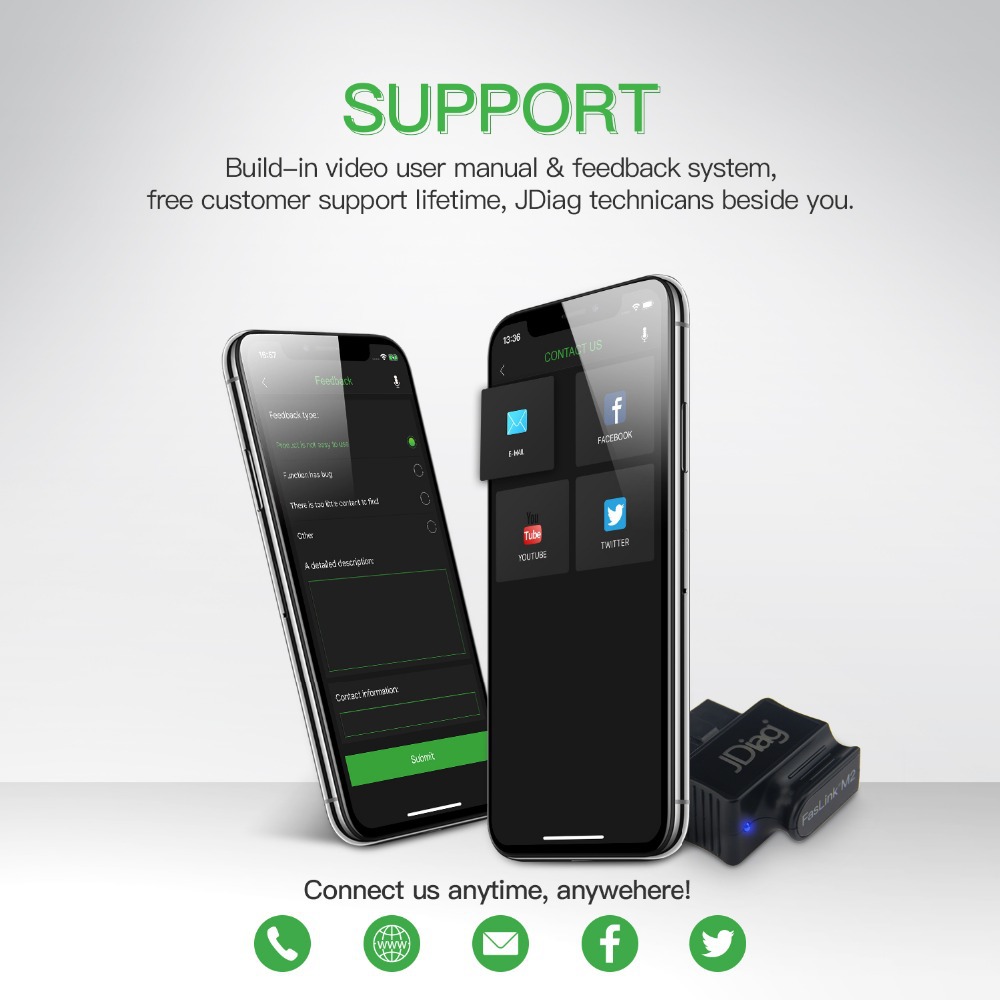OBDII Code Reader Automotive Diagnostic Scanner — foto 8