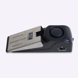 Door Stop Alarm — wedge and 120 dB alarm in one