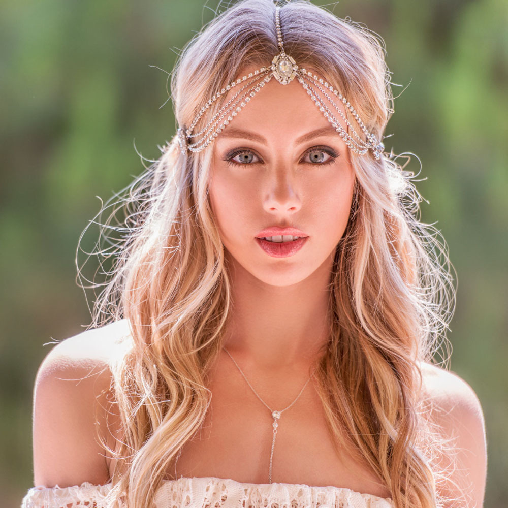 Gothic headband bridal tiara