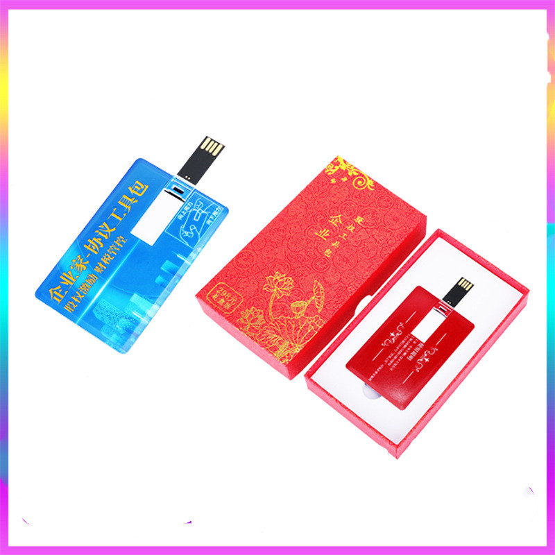 Customized Logo Advertisement on Card U Disk 4