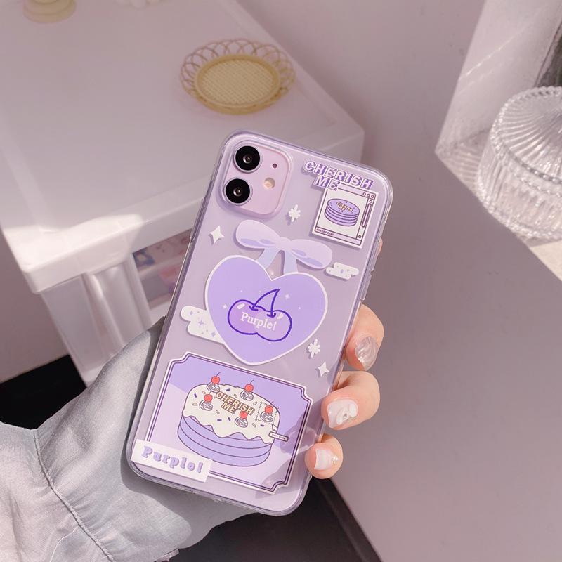 Compatible with Apple, Ins girl iPhone case 11Pro Max anti-drop - Image 3