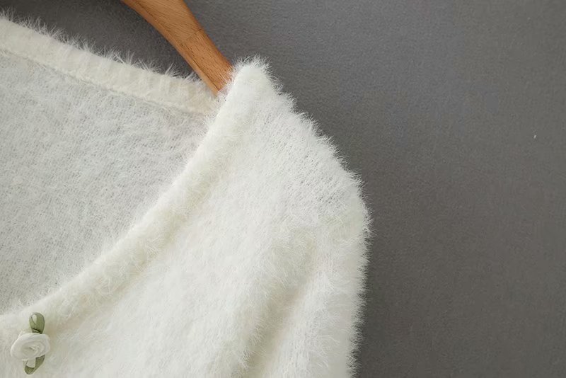 Australian minority autumn short sleeve Plush sweater