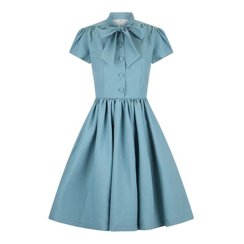 Autumn And Winter New Women's Temperament LaceUp Dress