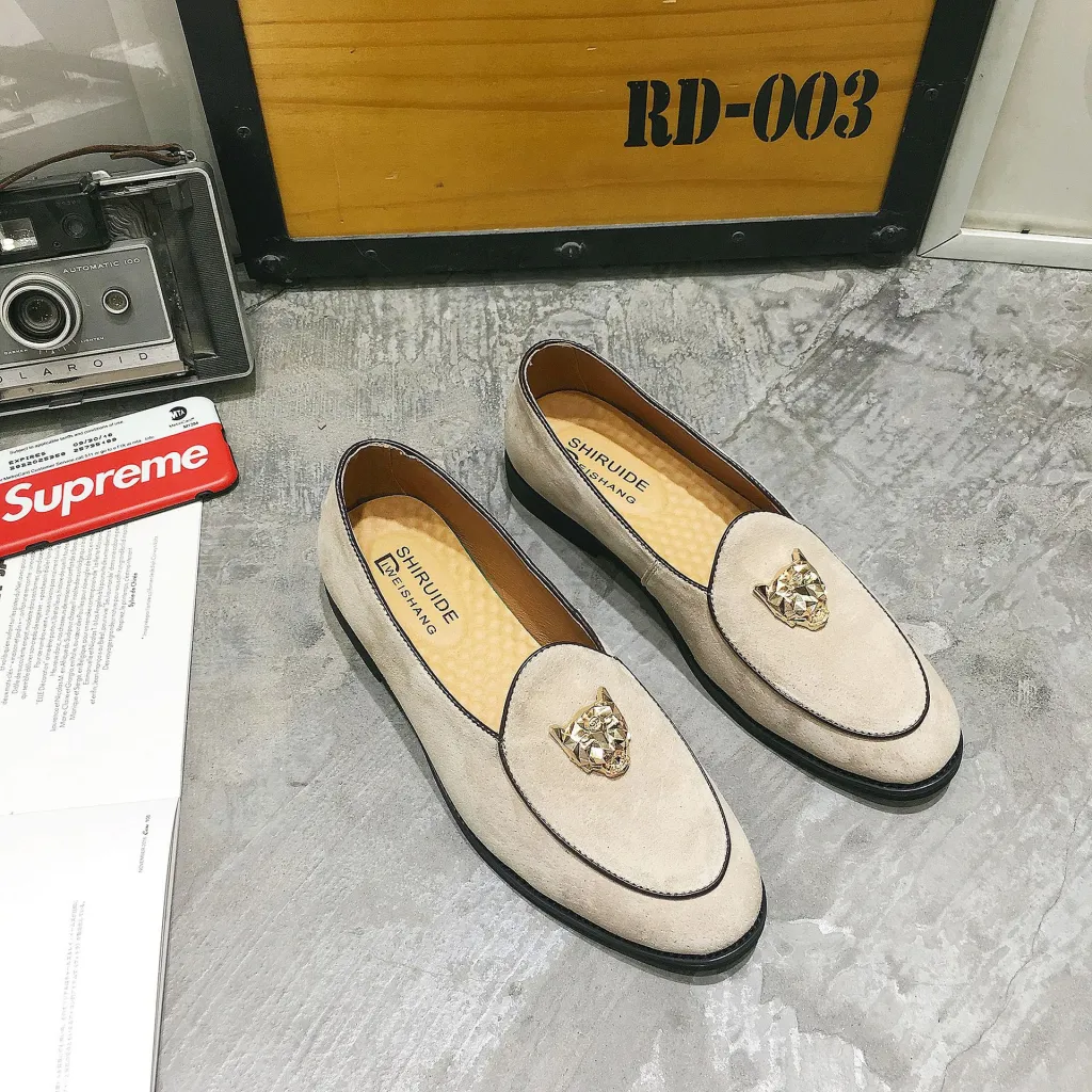Casual shoes lazy shoes - Beige