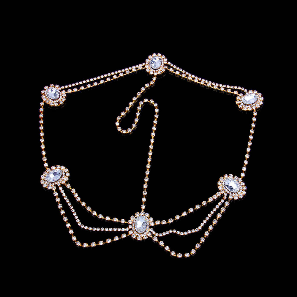 Hair band bridal tiara Golden - Shop at LoveMi