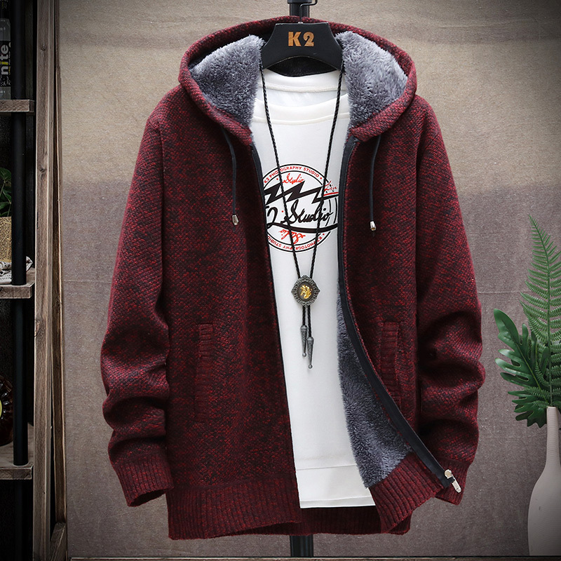 Fleece sweater coat