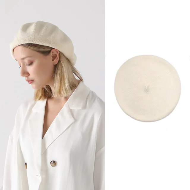 Women's Summer Loose Thin Breathable Beret White - Shop at LoveMi