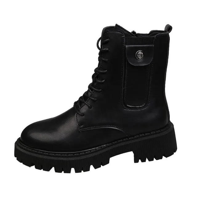 Women's platform Martin boots Black - Shop at LoveMi