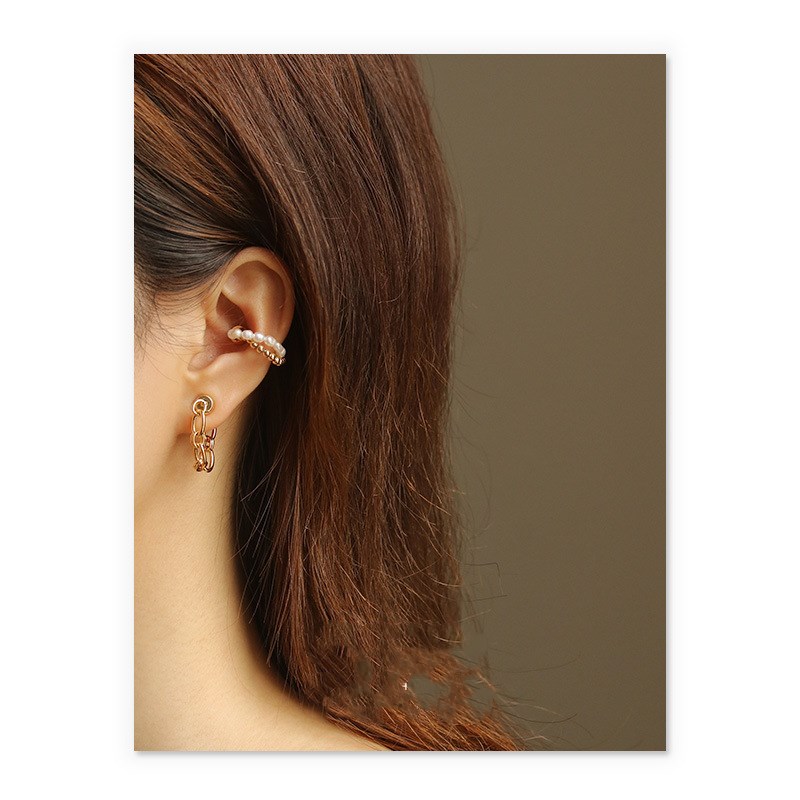 Ear bone clip without ear hole