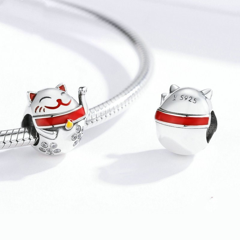 Beaded accessories cute lucky cat