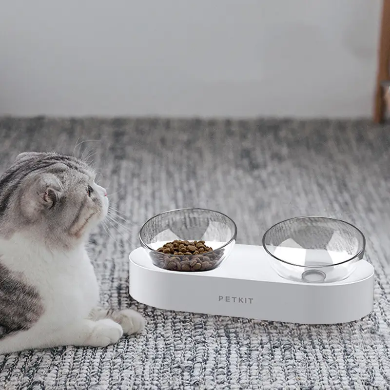 Adjustable Stainless Steel Pet Dog Cat Double
