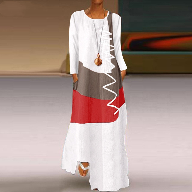 Cotton Sleeveless Maxi Dress, picture 4 of 5