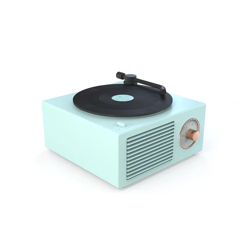 Wireless Mini Portable Retro Phonograph Bluetooth-compatible Speaker