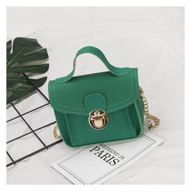 One shoulder slant cross handbag Green - Shop at LoveMi
