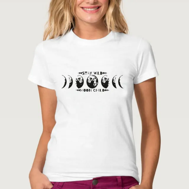 Round neck short sleeve T shirt 5 Style - Shop at LoveMi