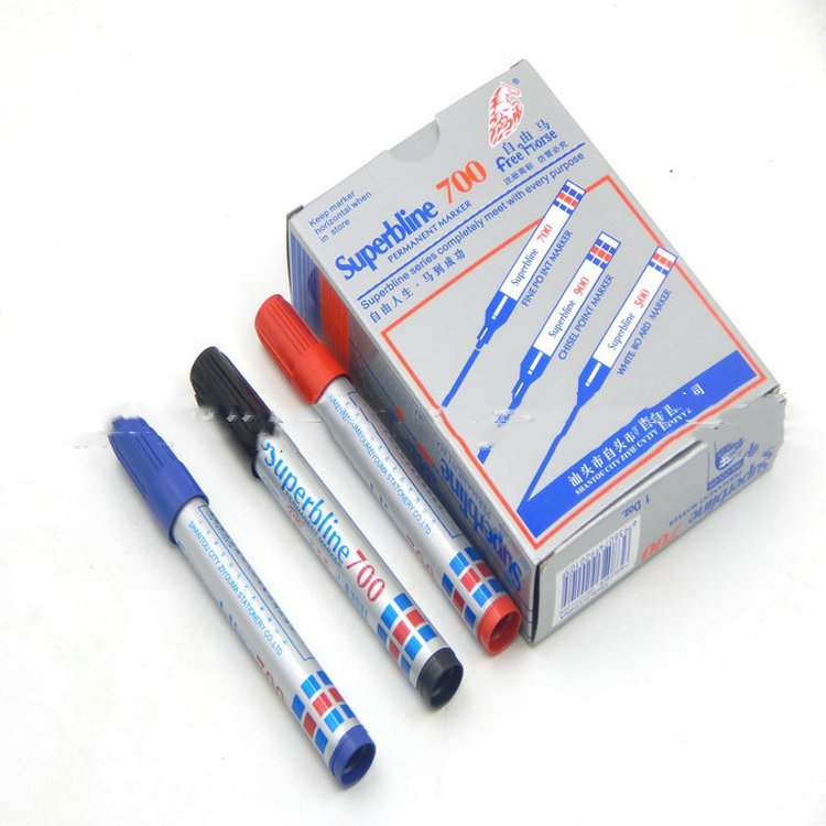 Oil-based markers are not fading