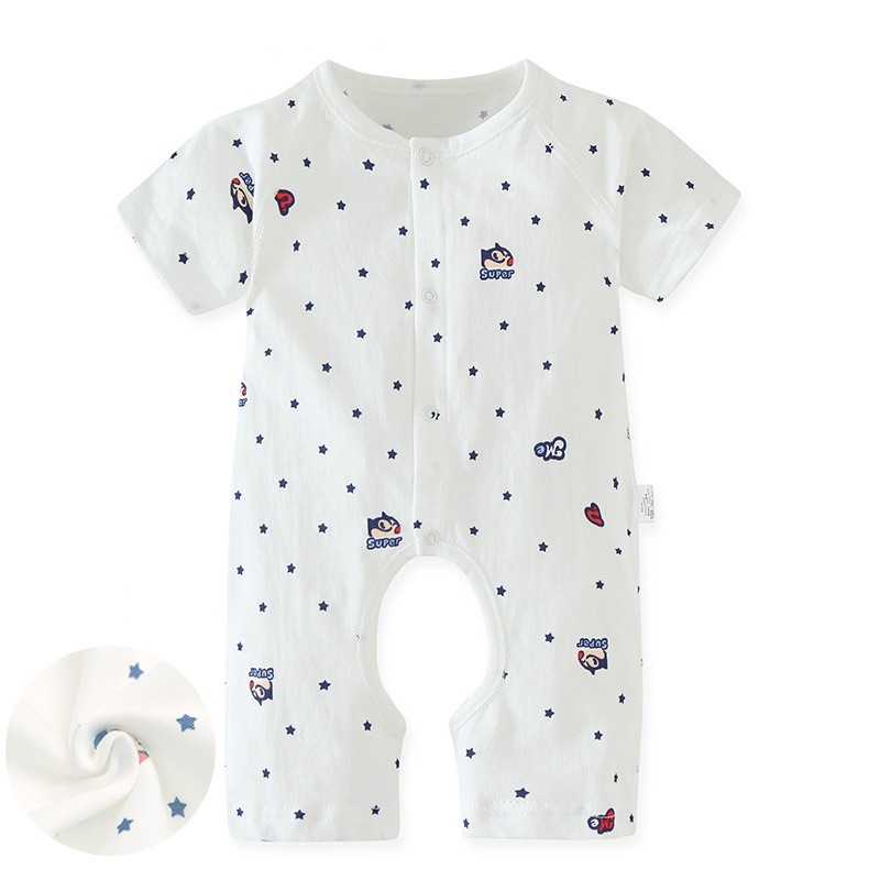 Baby short-sleeved one-piece cotton