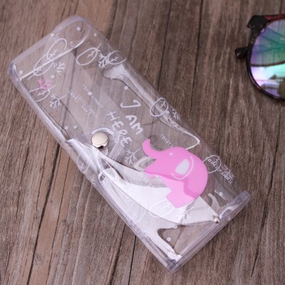 Silicone transparent glasses storage box