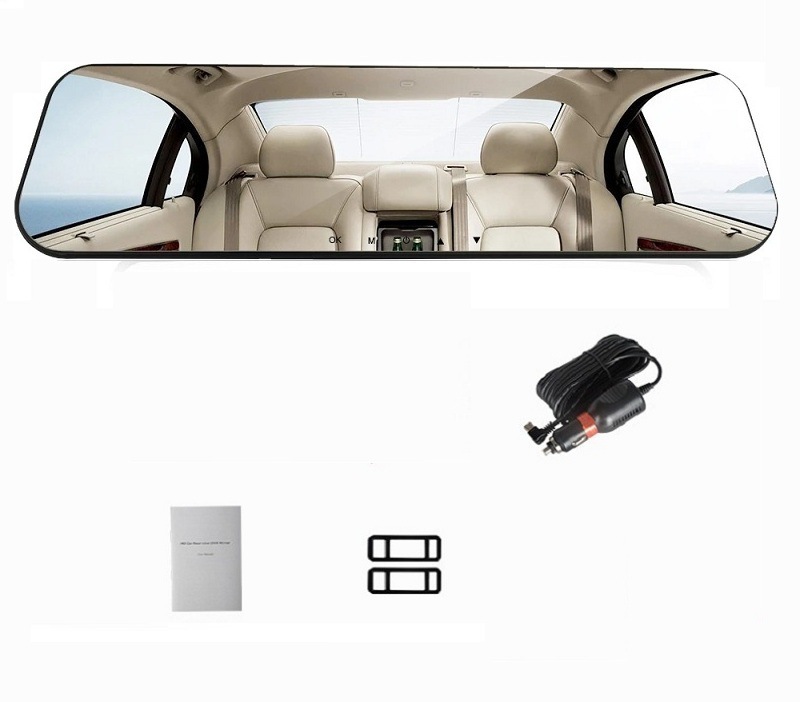 White glass white mirror new driving recorder — foto 6