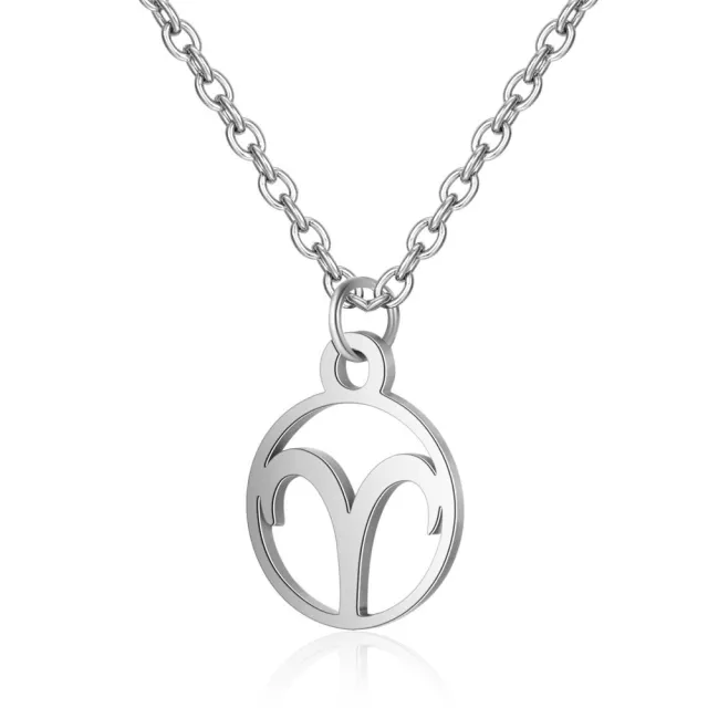 Twelve constellation stainless steel necklace necklace Aries - Shop at LoveMi
