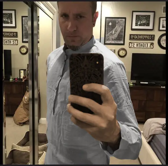 Casual Linen Half-Open Men's Shirt