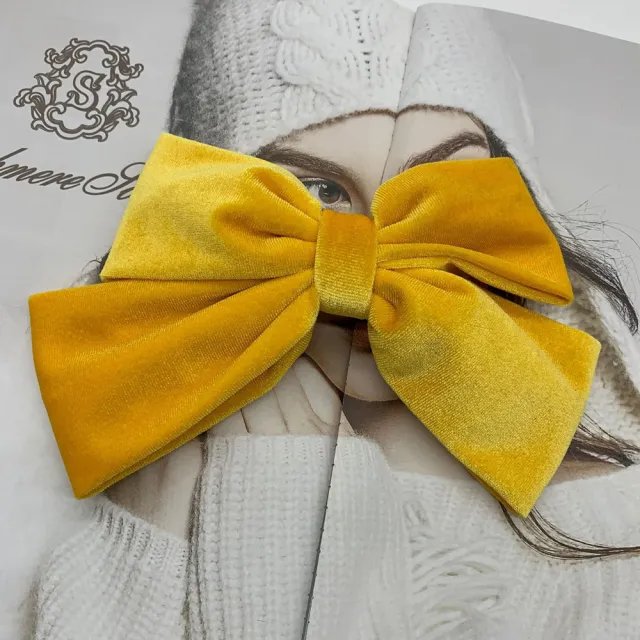 Fashion spring clip hairpin Yellow - Shop at LoveMi