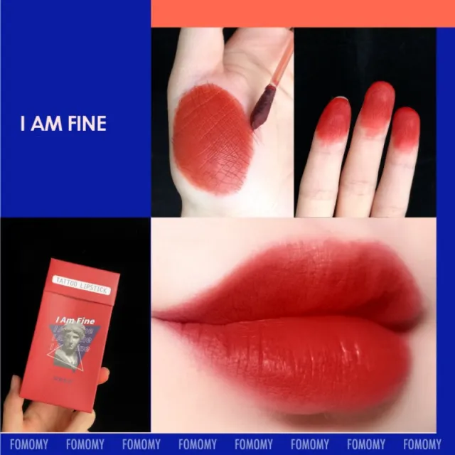 Cotton swab cigarette case lip glaze Sub Red - Shop at LoveMi