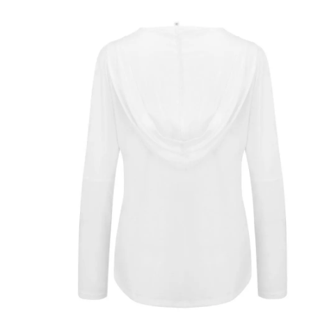 Explosion style zipper hooded loose sweater