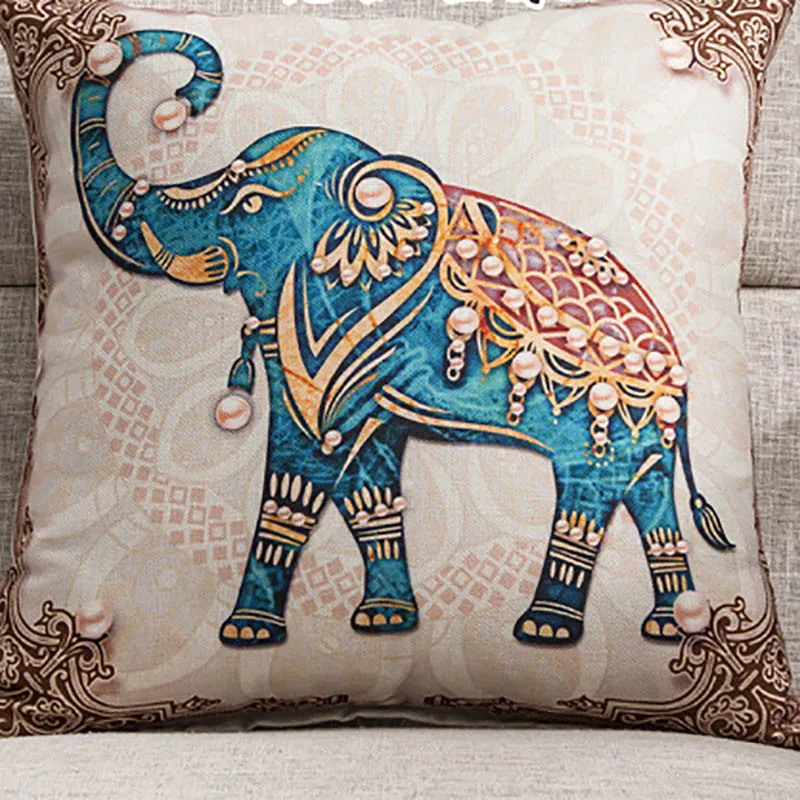 Elephant pillow cushion cover – image 5