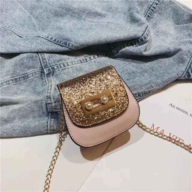 Sequin handbag Pink - Shop at LoveMi