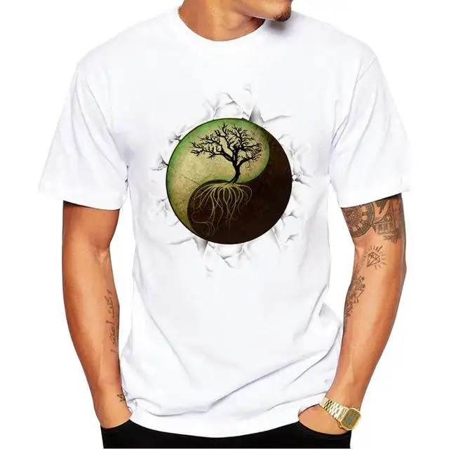 Round neck short sleeve T-shirt