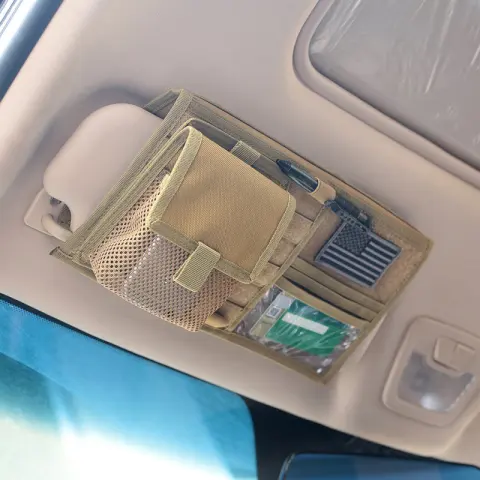 Vehicle Visor Panel Truck Car Sun Organizer CD Bag
