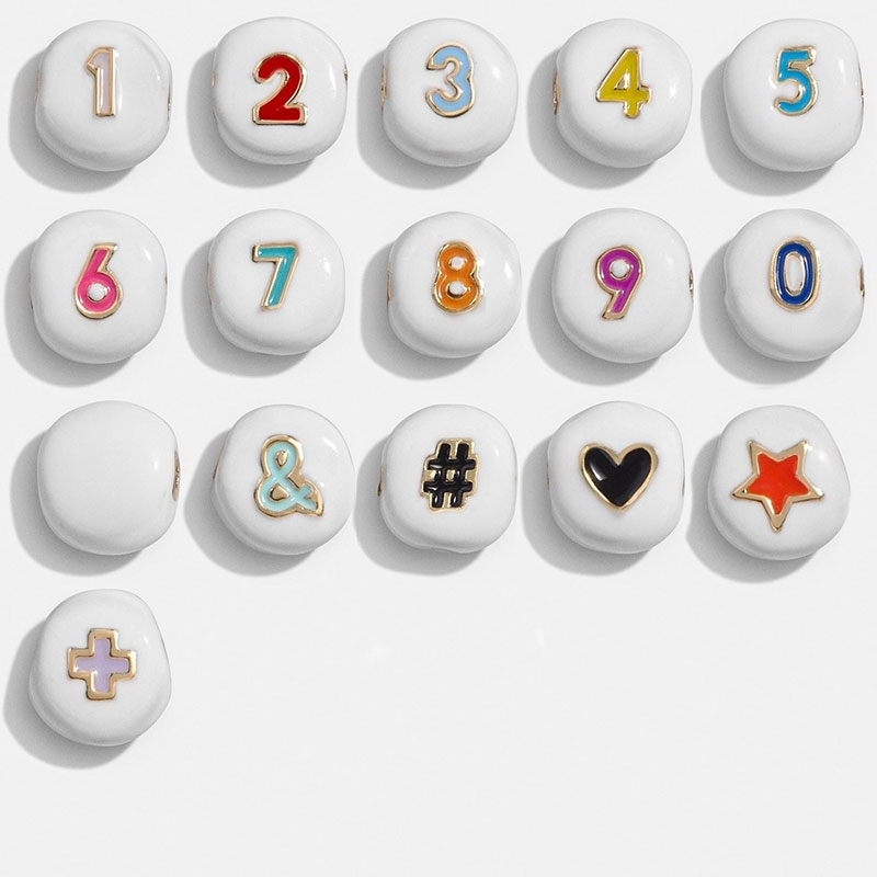 Fashion simple dice bracelet letter bracelet