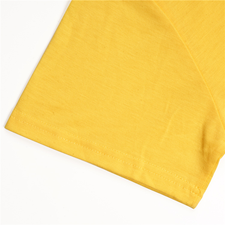 Letter Casual Short-sleeved Round Neck T-shirt