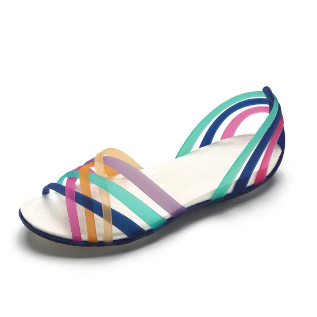 Flat jelly sandals Blue - Shop at LoveMi