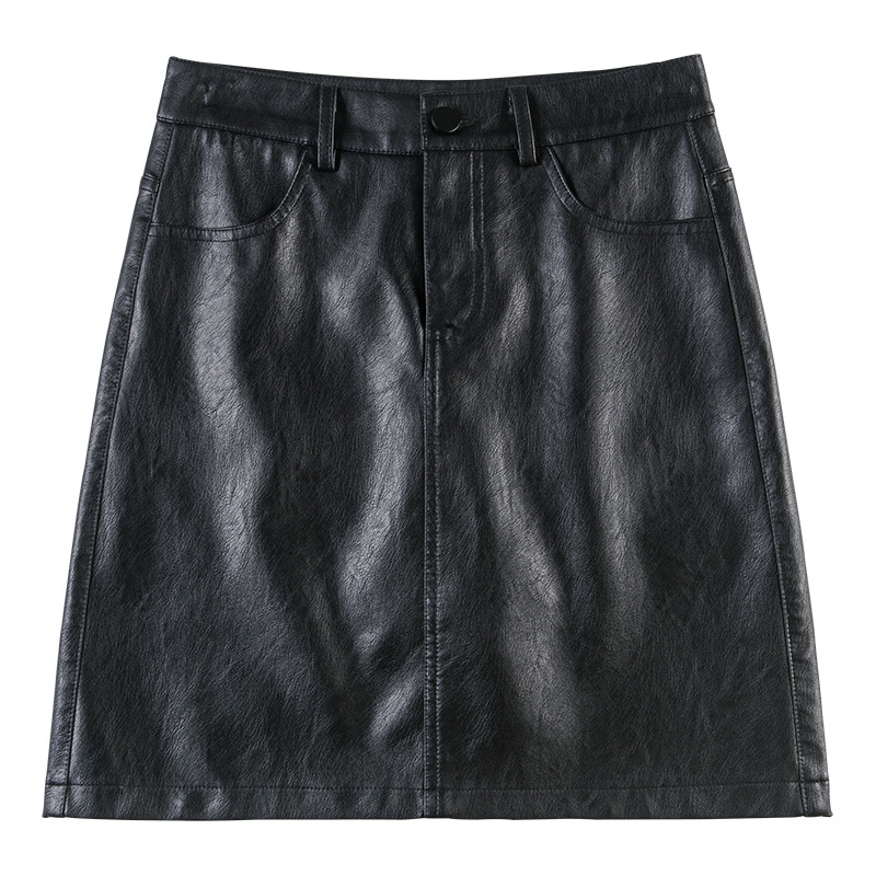 All-Match Short Skirt With Hip One Step Skirt