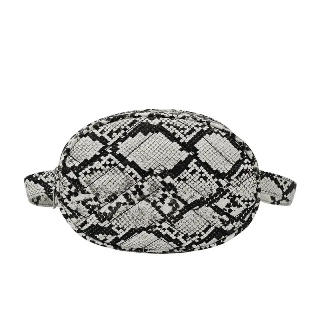 Snakeskin pattern ladies belt bag Beige - Shop at LoveMi