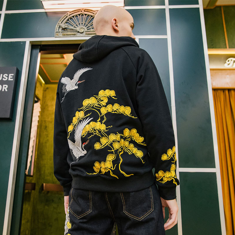 Мужская толстовка с капюшоном и вышивкой Fairy