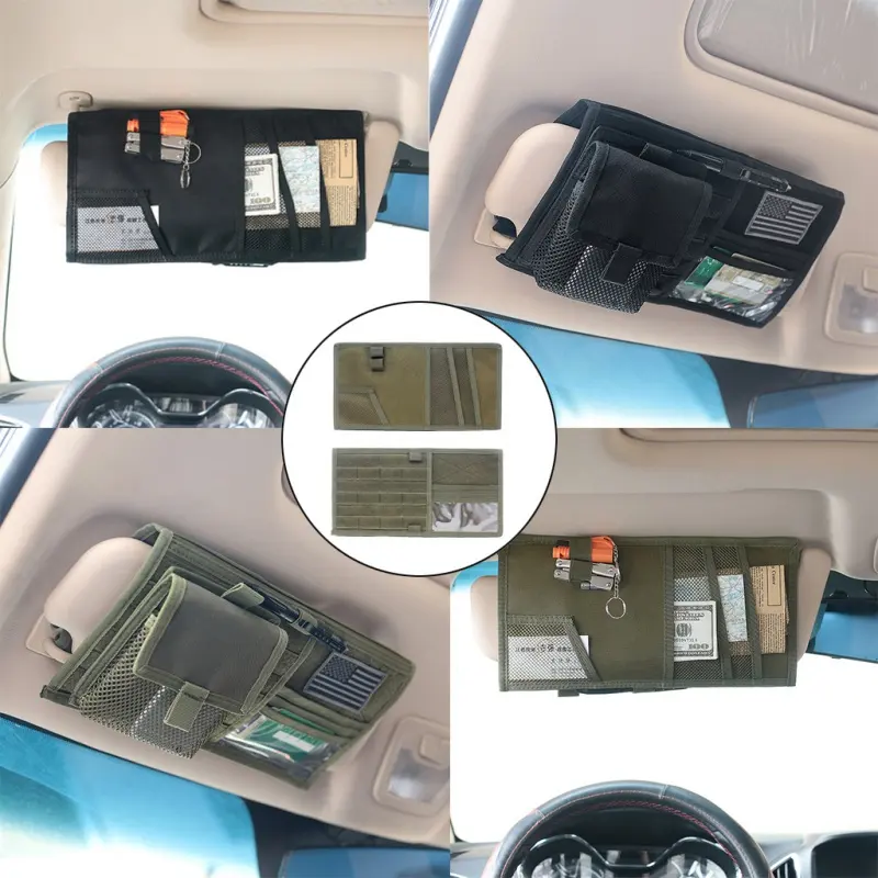 Vehicle Visor Panel Truck Car Sun Organizer