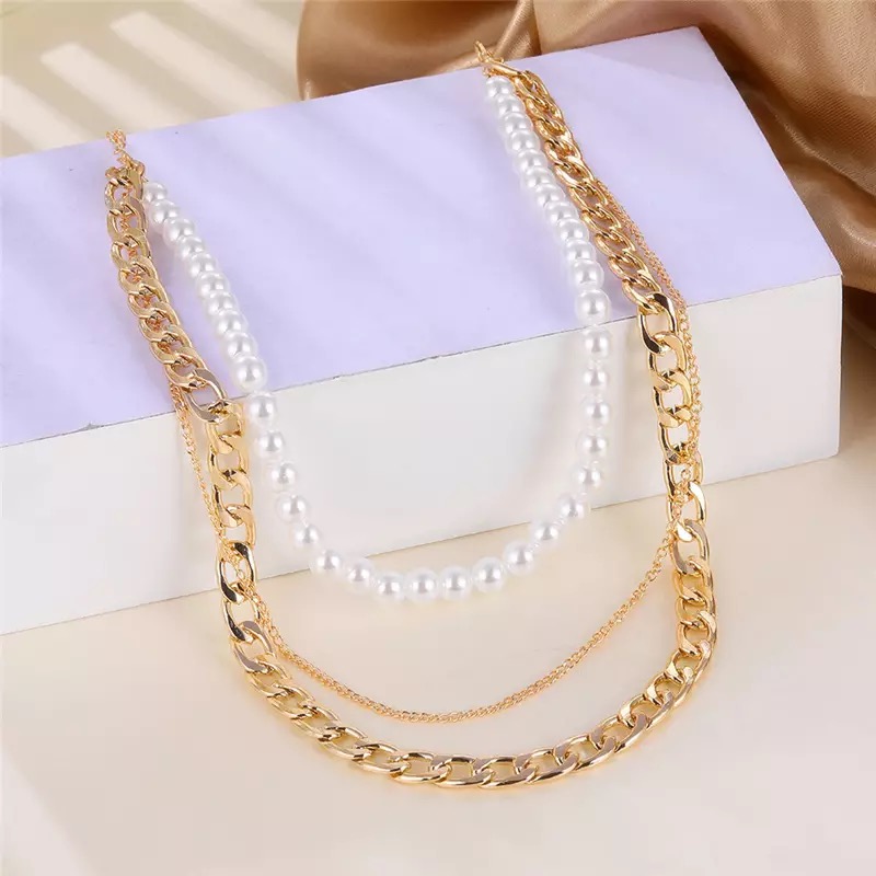 Women's trendy net red sweater chain