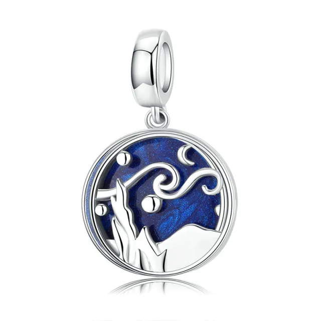 Fashion Jewelry Sterling Silver Star Pendant Blue - Shop at LoveMi