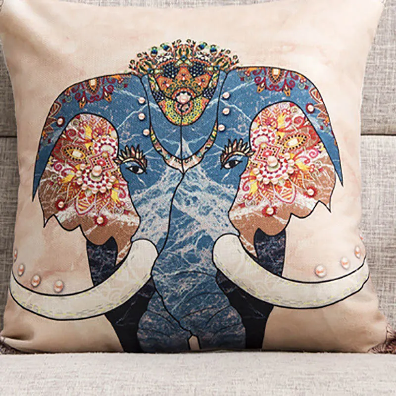 Elephant pillow cushion cover – image 4