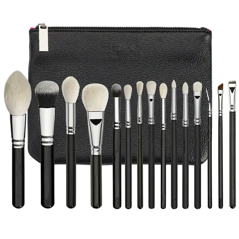 black makeup brushes