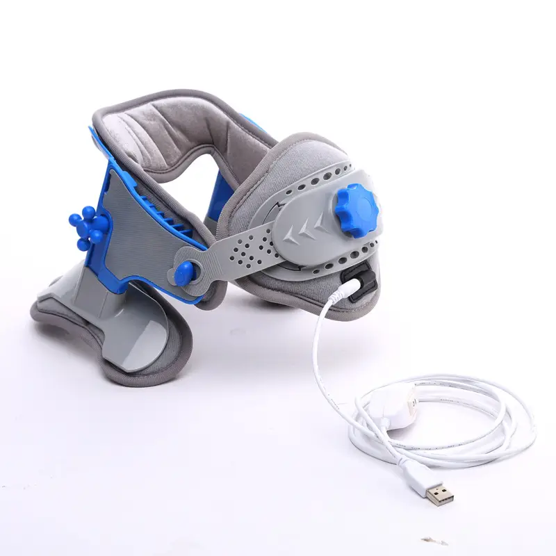 Hot compress cervical vertebra traction device electric heating neck protector