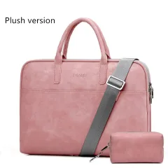 Ji Quanmei Fashion One Shoulder Diagonal Briefcase - Pink - View 1