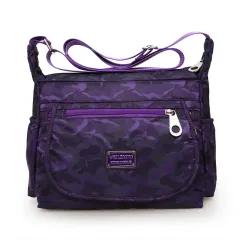 Waterproof Oxford Cloth Middle-Aged Women's Bag - Purple - View 1